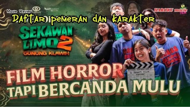 Daftar pemeran dan karakter film Sekawan Limo 2 Gunung Klawih