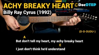 Achy Breaky Heart - Billy Ray Cyrus (1992) Easy Guitar Chords Tutorial with Lyrics part 3 SHORTS