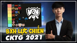 VĂN TÙNG XẾP HẠNG CÁC ĐỘI THAM DỰ CHUNG KẾT THẾ GIỚI 2021 CÙNG ANH EM VIEWER