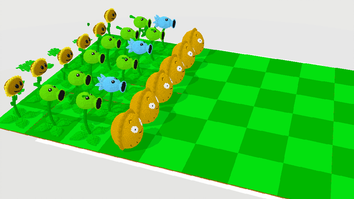 Plants vs Zombies | 3d | incomplete