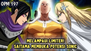 FLASHY FLASH TERKEJUT! SAITAMA MEMBUKA POTENSI SONIC YANG TERPENDAM | MANGA OPM 197