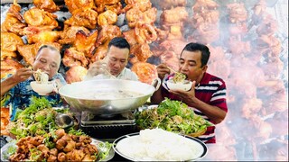 Ngon Số Dzách ! Món Ăn Khác Biệt To Lớn Nước Lèo Ốc Pháp & Heo Đun | ATĐQ