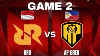RRQ Hoshi VS AP Bren | GAME OF THE FUTURE | GAME 2 | IRRAD KUAT BANGETT ‼️