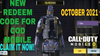 *October 2021* Call Of Duty Mobile New Redeem Code | Cod Mobile Redeem Code