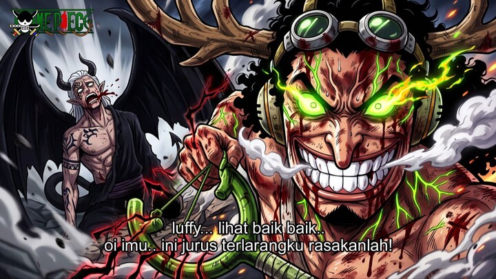 ONE PIECE TERBARU – LUFFY GEMETAR! GOD USOPP TUNJUKKAN KEKUATAN RAHASIA! BERHASIL HABISI TUBUH IMU!