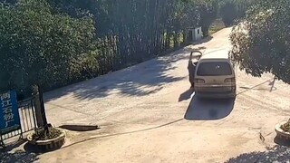 开车男子非常可疑，视频中的妈妈做的非常对，防人之心不可无。反应敏捷，教科书级别。