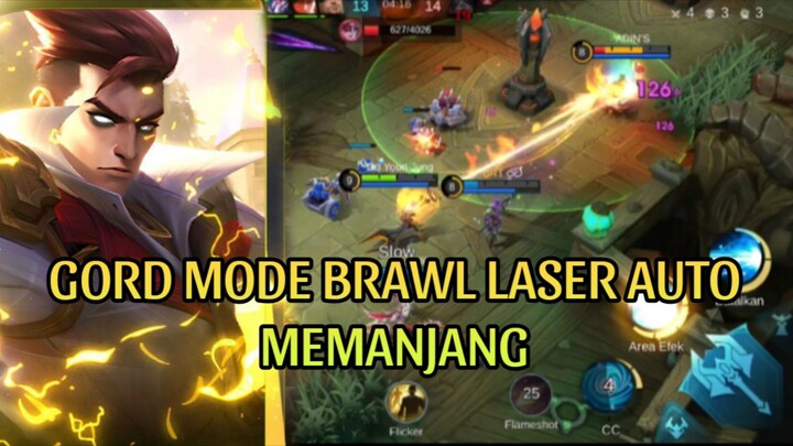 GORD MODE BRAWL LASER AUTO MEMANJANG