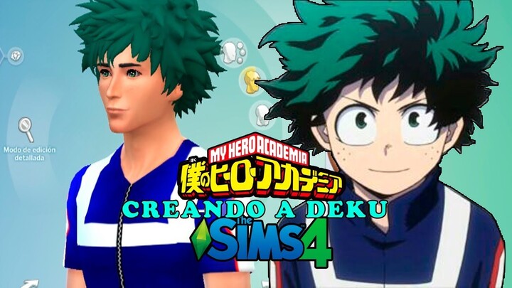 Creando a DEKU (My Hero Academia) en The Sims 4