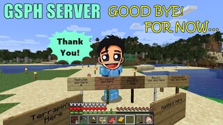 Visiting GSPH Minecraft server one last time..