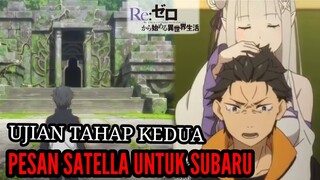 Spoiler Rezero Season2 Part6 Ujian Tahap Kedua dan Pesan Satella Untuk Subaru @Rezero