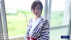 Aya Ueba Japanese Idol - Embrace the Beauty in Kimono in a Fresh Green Morning