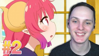 MISS KOBAYASHI'S DRAGON MAID SEASON 2 EPISODE 2 REACTION/REVIEW! - Ilulu joins the gang!