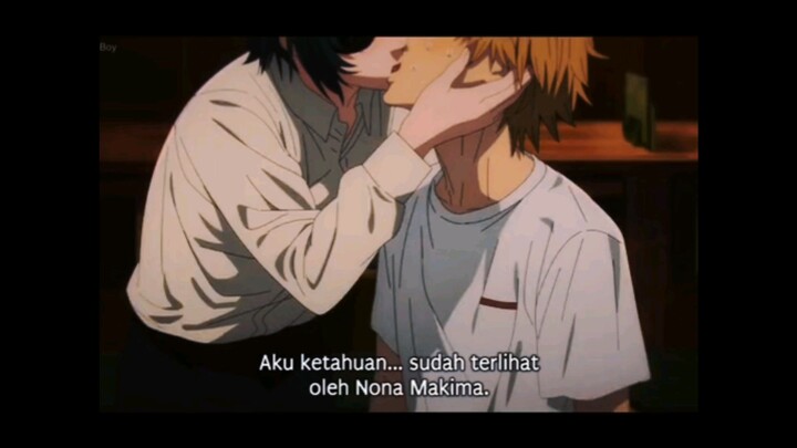 ciuman pertama denji😫