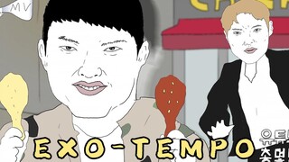 【灵魂画手】EXO 鬼畜版 'Tempo' MV by 几厘米