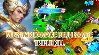 MINSITAR DAMAGE BEUH SAMPE TRIPLE KILL