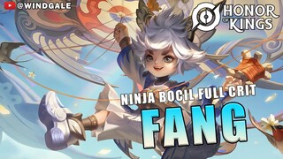 FANG BOCIL NINJA YANG CRIT NYA DALEMMM GAMEPLAY -  Honor of Kings