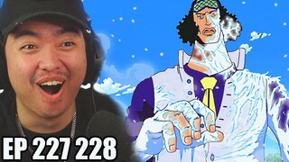 Luffy Meets Aokiji... Luffy Vs Aokiji Reaction!