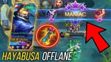 PLEASE TRY THIS OFFLANE BUILD FOR HAYABUSA | AE | Rylles - MOBILE LEGENDS
