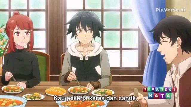 AI Funny In Anime Crack Mushoku no Eiyuu - Makanan Racun kena Dance a Man!