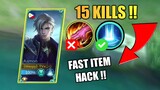AAMON FAST ITEM BUILD HACK IN RANK GAME USING THIS NEW META !