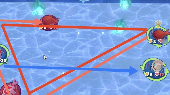 Then while the seal is sliding - seal triangle kill!!