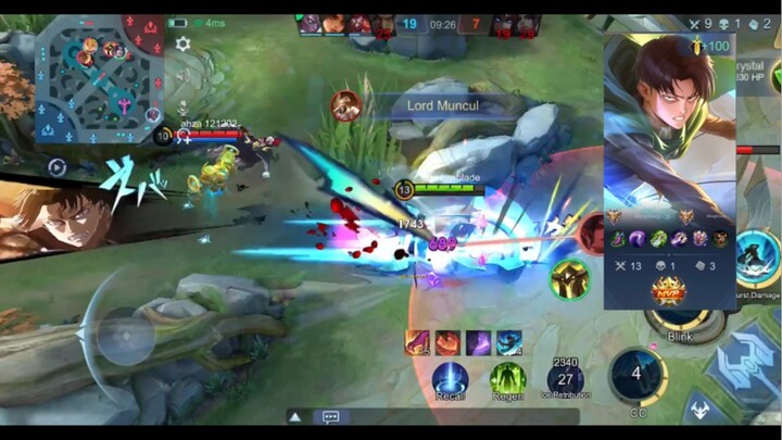 Review skin Martis X Levi attack on titan AOT 🔥