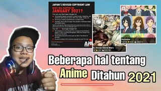 Beberapa hal tentang Anime ditahun 2021 ||Video santay