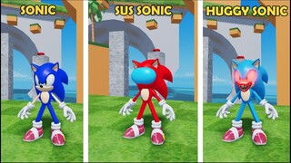 HATZI & BOCIL MENEMUKAN HUGGY SONIC LEGENDARY - Roblox Find The Sonic