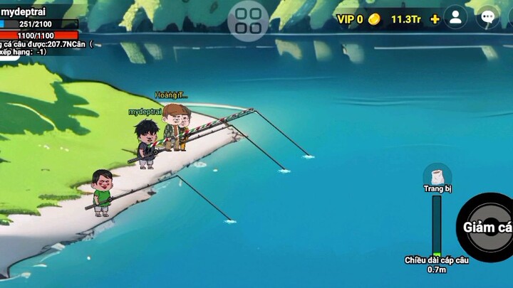 10 ngày chơi game câu cá vạn cân