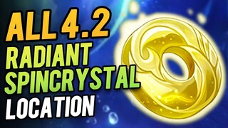 All Fontaine 4.2  Radiant Spincrystal Location | Genshin Impact 4.2