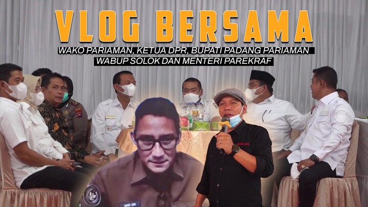 AJO BUSET - VLOG  BERSAMA PAK SANDI, WAKO PARIAMAN, WAGUB SUMBAR, KETUA DPRD DI TRECO