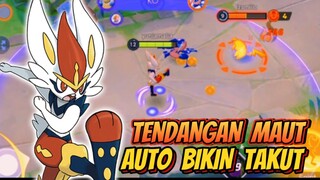 CINDERACE DAN TENDANGAN BOLA API MEMBUAT MUSUH PADA MATI !! POKEMON UNITE GAMEPLAY