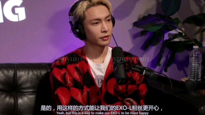 Online criticism is overwhelming, but what you don’t know is that when he introduces EXO to outsider