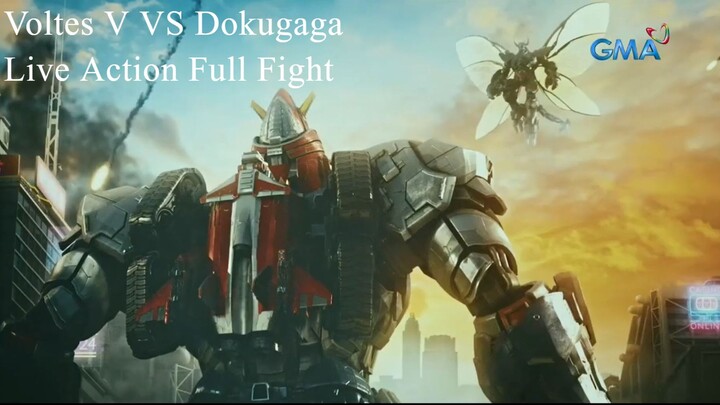 Voltes V Legacy (Voltes V Vs Dokugaga - Live Action Full Fight 1080p)