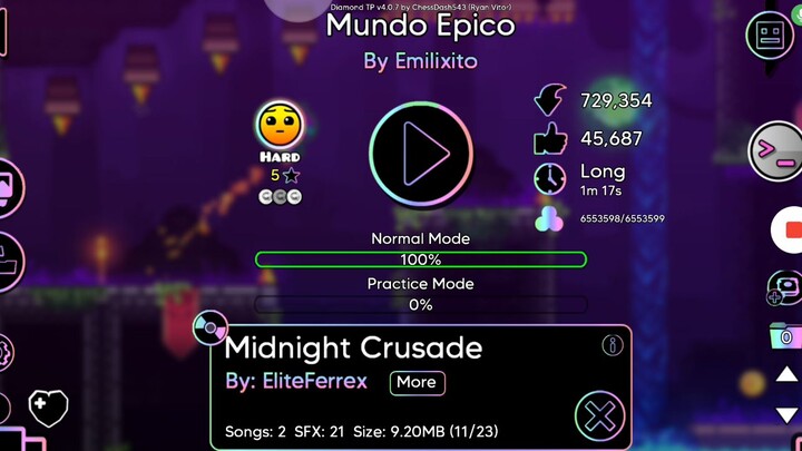Mundo Epico by Emilixito - Geometry Dash