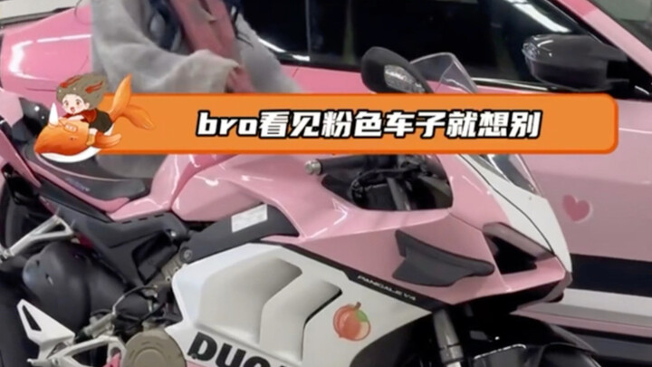 Bro, do you scrape at the sight of a pink car? Do you feel like ramming into anyone in pink? If you’