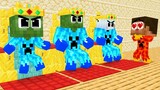 Monster School: ICE Zombie and Bad Fire Herobrine Become Friends - Sad Story - Minecraft Animation