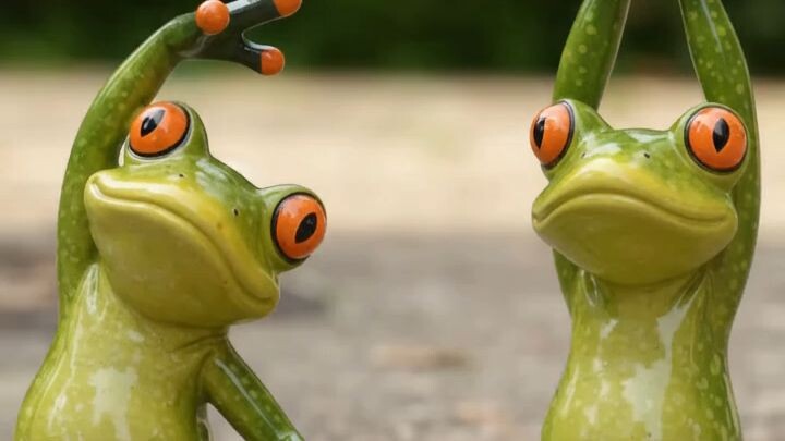 Zen Frogs: Finding Inner Peace 🧘‍♂️🐸 #shorts