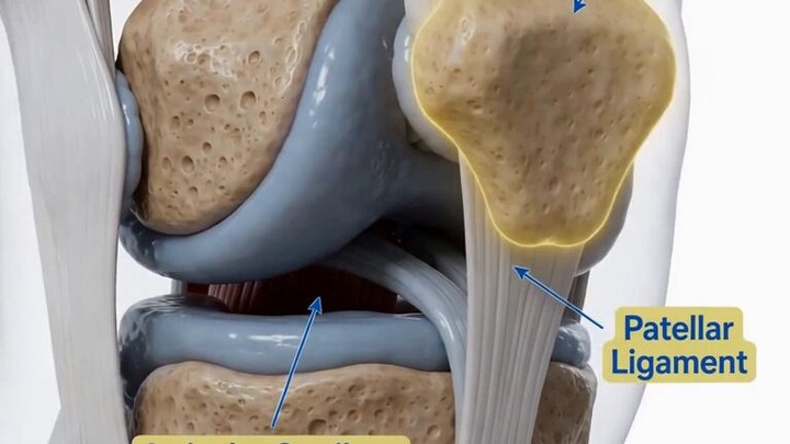 Knee Anatomical Explanation ( Anterior View)