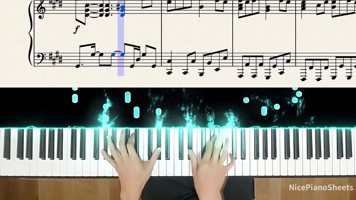 【Piano Cover】Super nice V family song｜Hatsune Miku-Deep Sea Girl｜High-reduction pure piano version｜H