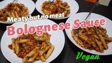 Vegan bolognese recipe NO MEAT PASTA SAUCE