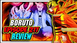 BARYON MODE Naruto's FINAL BATTLE & Heartbreaking SACRFICE As Hokage-Boruto Episode 217 Review!