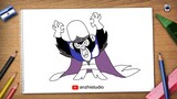Melukis Mojo Jojo dari The Powerpuff Girl • How to draw Mojo Jojo of The Powerpuff Girl