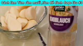 Cách làm Tô. răm muối, tôm để dành được lâu #3