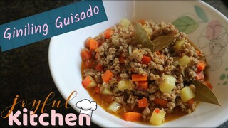 Giniling Guisado | Budget Ulam