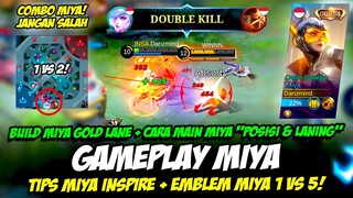 TIPS ULTI MIYA + MIYA INSPIRE ❗ BUILD MIYA TERSAKIT ❗ TUTORIAL MIYA & GAMEPLAY MIYA SKIN COLLECTOR