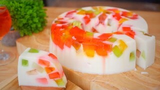 NYOBAIN BIKIN PUDING RAINBOW SUSU | 100% SUKSES