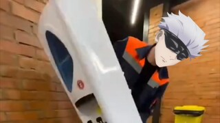 Gojo Satoru's hardcore water-changing video was leaked...