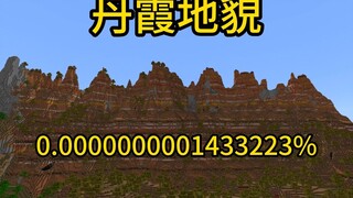 Acara Probabilitas Sangat Rendah Minecraft Danxia