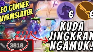 KUDA JINGKRAK MENGGILAAA!! LEO KITA PAKEIN GUNNER + WYRMSLAYER!!!